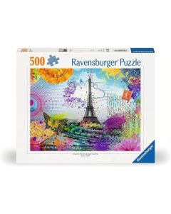 Ravensburger puzzle - Razglednica iz Pariza - 500 delova - RA12000772