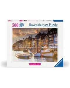 Ravensburger puzzle - Zalazak sunca u Kopenhagenu - 500 delova - RA12000846