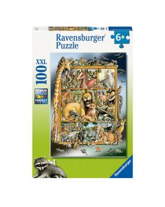 Ravensburger puzzle - Životinje u regalu - 100 delova - RA12000862