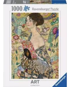 Ravensburger puzzle - Klimt: Dama sa lepezom - 1.000 delova - RA12001132