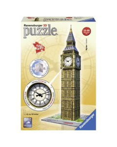 Ravensburger 3D puzzle (slagalice) - Big Ben sa satom - RA12586