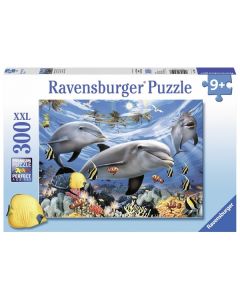 Ravensburger puzzle - Delfini - 300 delova - RA13052