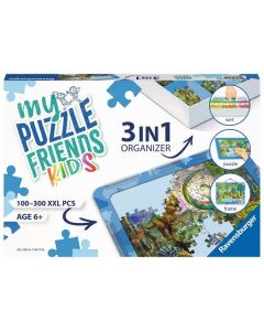Ravensburger Organizator za dečje slagalice 3u1 plavi