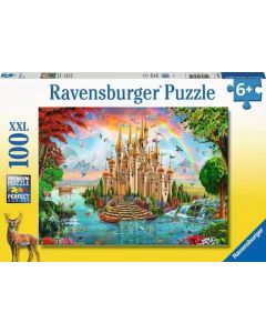 Ravensburger puzzle - Dvorac i duga - 100 delova - RA13285