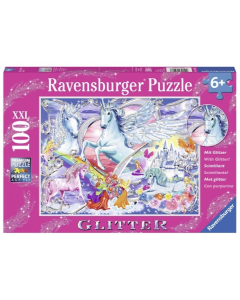 Ravensburger puzzle (slagalice) - Jednorog sa šljokicama - RA13928