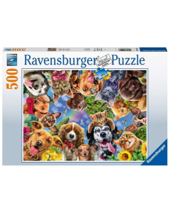 Ravensburger puzzle (slagalice) - Životinjski selfi - RA15042