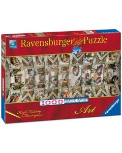 Ravensburger puzzle - Sikstinska kapela panorama - 1.000 delova - RA15062