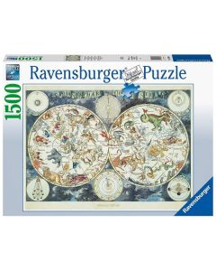 Ravensburger puzzle - Mapa sveta - 1500 delova - RA16003
