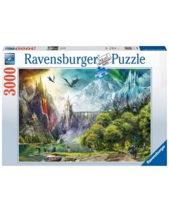 Ravensburger puzzle (slagalice) - Zemlja dinosaurusa 3000 delova - RA16462