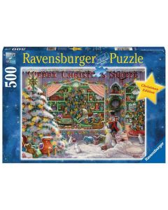 Ravensburger puzzle - Božićna prodavnica - 500 delova - RA16534