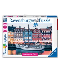 Ravensburger puzzle - Kopenhagen, Danska- 1000 delova - RA16739