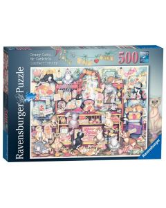 Ravensburger puzzle - Lude mačke - 500 delova - RA16756