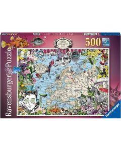 Ravensburger puzzle - Evropska mapa - 500 delova - RA16760