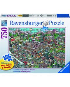 Ravensburger puzzle - Grad - 750 delova - RA16804