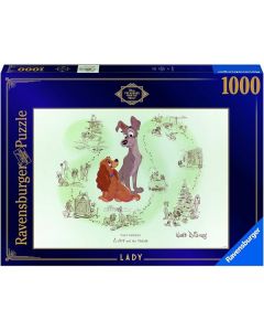 Ravensburger puzzle - Disney - Lady&Tramp - 1.000 delova - RA16863