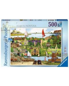 Ravensburger puzzle - Beg u Nofolk - 500 delova - RA16872