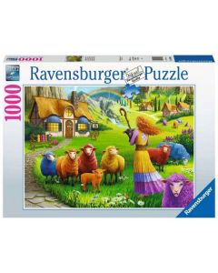 Ravensburger puzzle - Srećne ovčice - 1.000 delova - RA16949