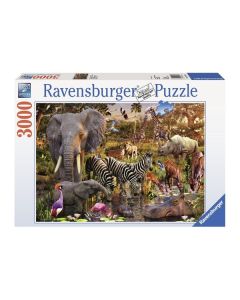 Ravensburger puzzle - Afričke životinje  - 3000 delova - RA17037