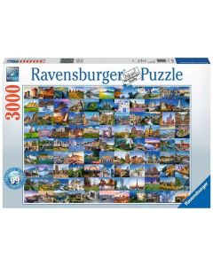 Ravensburger puzzle - 99 najlepsih mesta na svetu  -3000 delova - RA17080