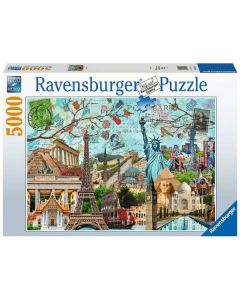 Ravensburger puzzle – Veliki gradovi, kolaž - 5000 delova - RA17118