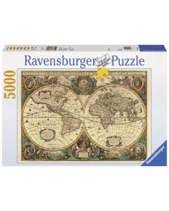 Ravensburger puzzle - Antička karta sveta - 5000 delova - RA17411