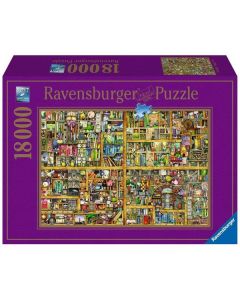 Ravensburger puzzle - Colin Thompson , Polica za knjige - 18000 delova - RA17825