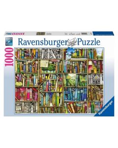 Ravensburger puzzle - Bizarre biblioteka - 1000 delova - RA19137