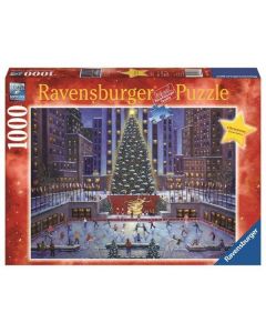 Ravensburger puzzle - Božić u Njujorku  -1000 delova - RA19563
