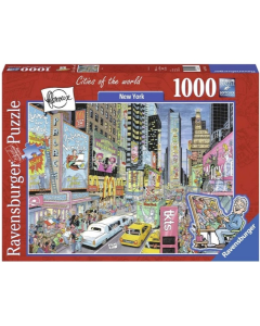 Ravensburger puzzle (slagalice) - Njujork u crtežu - RA19732