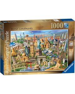 Ravensburger puzzle – Svetske znamenitosti - 1000 delova - RA19798