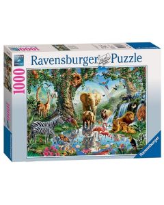 Ravensburger puzzle - Zabava u džungli - 1000 delova - RA19837