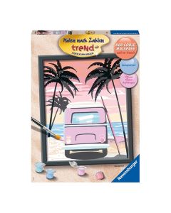 Ravensburger društvena igra – Slikaj po brojevima – Plaža - RA20070