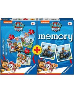 Ravensburger društvena igra - Igra memorije Patrolne Šape (25,36,49 delova) - RA20823