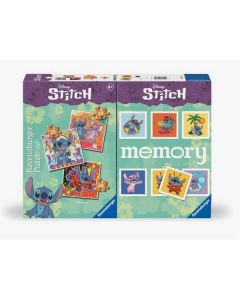 Ravensburger društvena igra – Puzzle/igra memorija Stitch 2u1