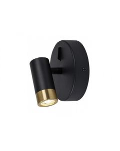Rabalux Kupatilska rasveta Kadir LED 3W crno zlato (75040) - RAS003283A00000