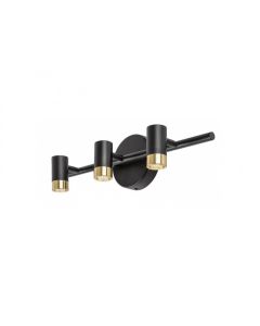 Rabalux Kupatilska rasveta Kadir LED 9W crno zlato (75042) - RAS003285A00000