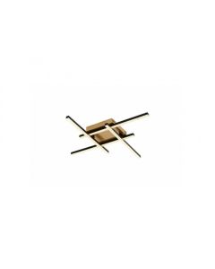 Rabalux Plafonjera Demir LED 24W crno zlato (71398) - RAS003167A00000