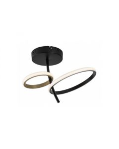 Rabalux Plafonjera Emilion LED 24W crno zlato (71296) - RAS002922A00000