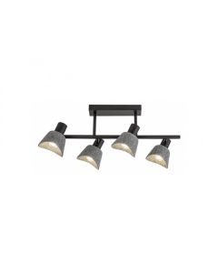 Rabalux Plafonjera Farelia E14 4X MAX 10W crna (73010) - RAS003229A00000