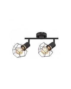 Rabalux Plafonjera Fran E27 2x MAX 40W mat crno (71066) - RAS002638A00000