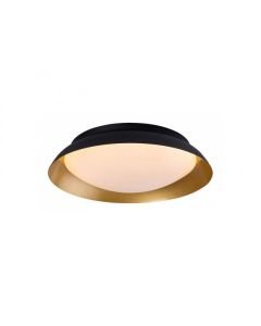Rabalux Plafonjera Hafsa LED 20W crno zlato (71188) - RAS002534A00000