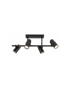 Rabalux Plafonjera Maximilian GU10 4x MAX 25W mat crno (73044) - RAS002788A00000