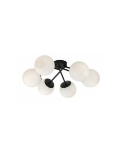Rabalux Plafonjera Meduza E14 6x MAX 20W mat crno (71294) - RAS002920A00000