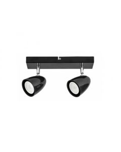 Rabalux Plafonjera Perico GU10 2X MAX 5W crna (73017) - RAS002527A00000