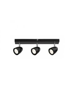 Rabalux Plafonjera Perico GU10 3X MAX 5W crna (73019) - RAS002717A00000
