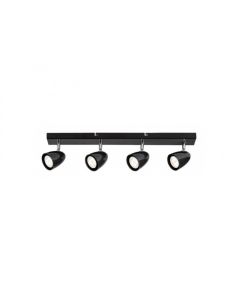 Rabalux Plafonjera Perico GU10 4X MAX 5W crna (73021) - RAS002730A00000