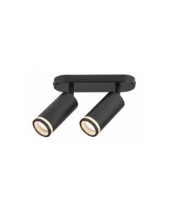 Rabalux Plafonjera Senobia GU10 2x MAX 35W crna (73034) - RAS002533A00000