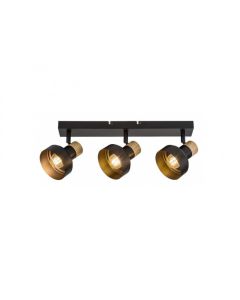 Rabalux Spot rasveta Saskia E14 3x MAX 15W crna (73057) - RAS003235A00000