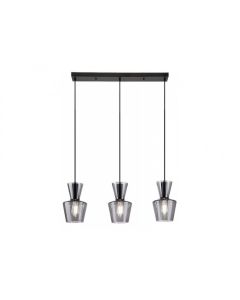 Rabalux Visilica Abra E27 3x MAX 60W mat crno (72163) - RAS002864A00000