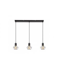 Rabalux Visilica Fran E27 3x MAX 40W mat crno (72242) - RAS002785A00000